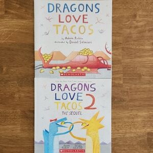 Scholastic Dragons Love Tacos Book Duo - Red, Yellow, Blue